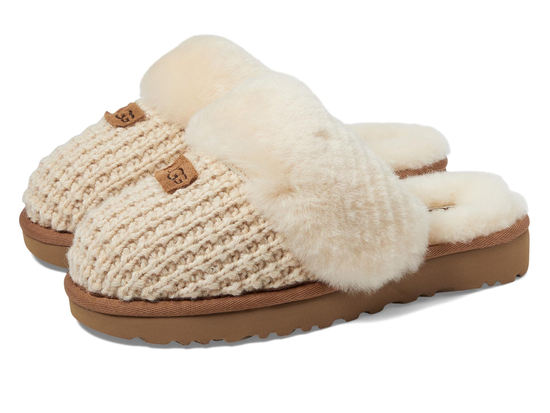 UGG Cozy Knit Slipper — cor Off-white