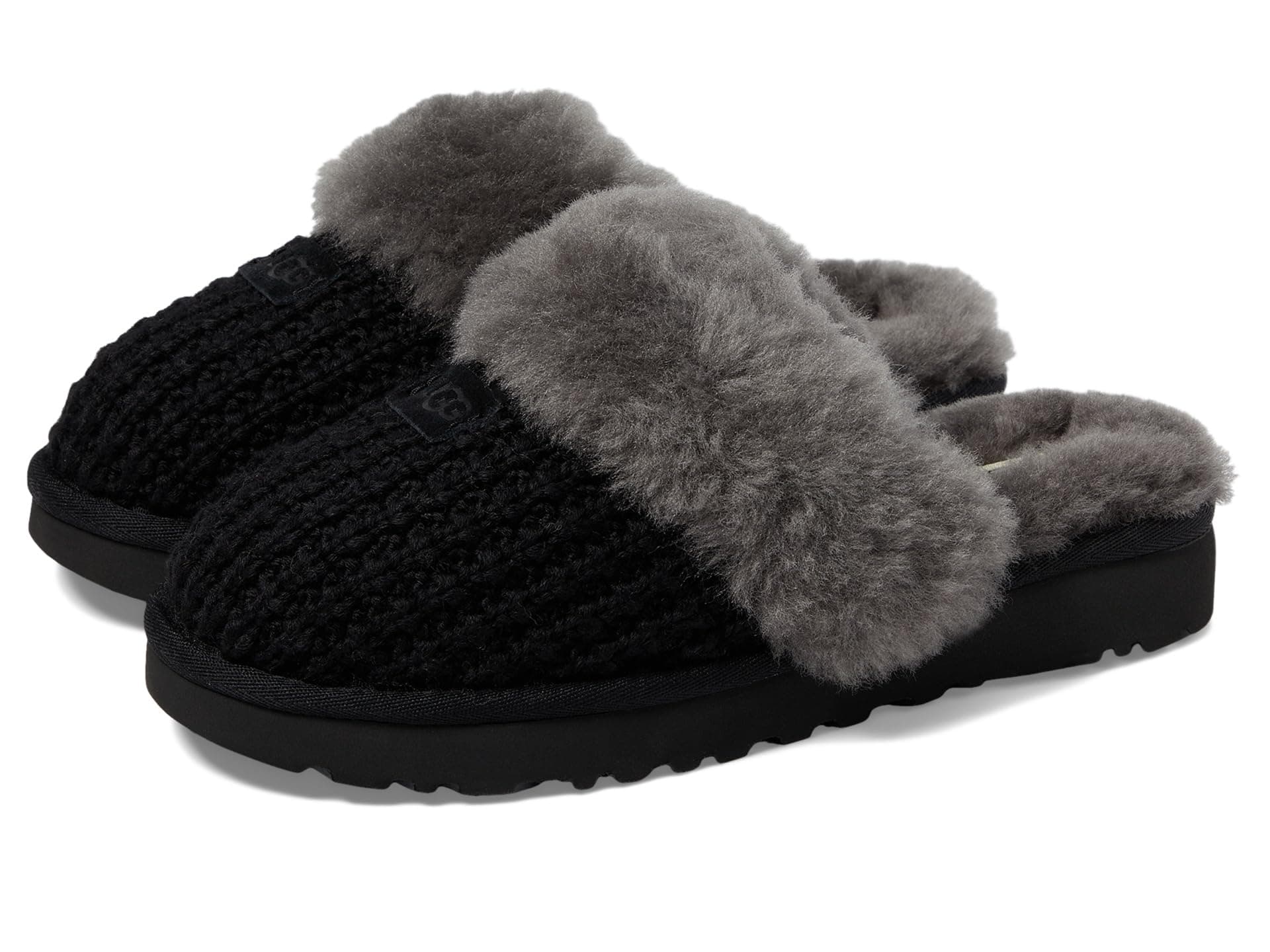 UGG Cozy Knit Slipper — cor Preto