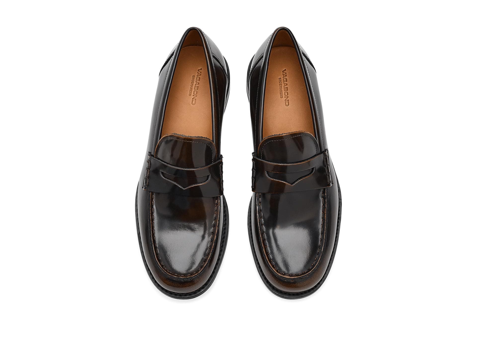 Vagabond Shoemakers Linn Polished Leather Loafers — vista 4