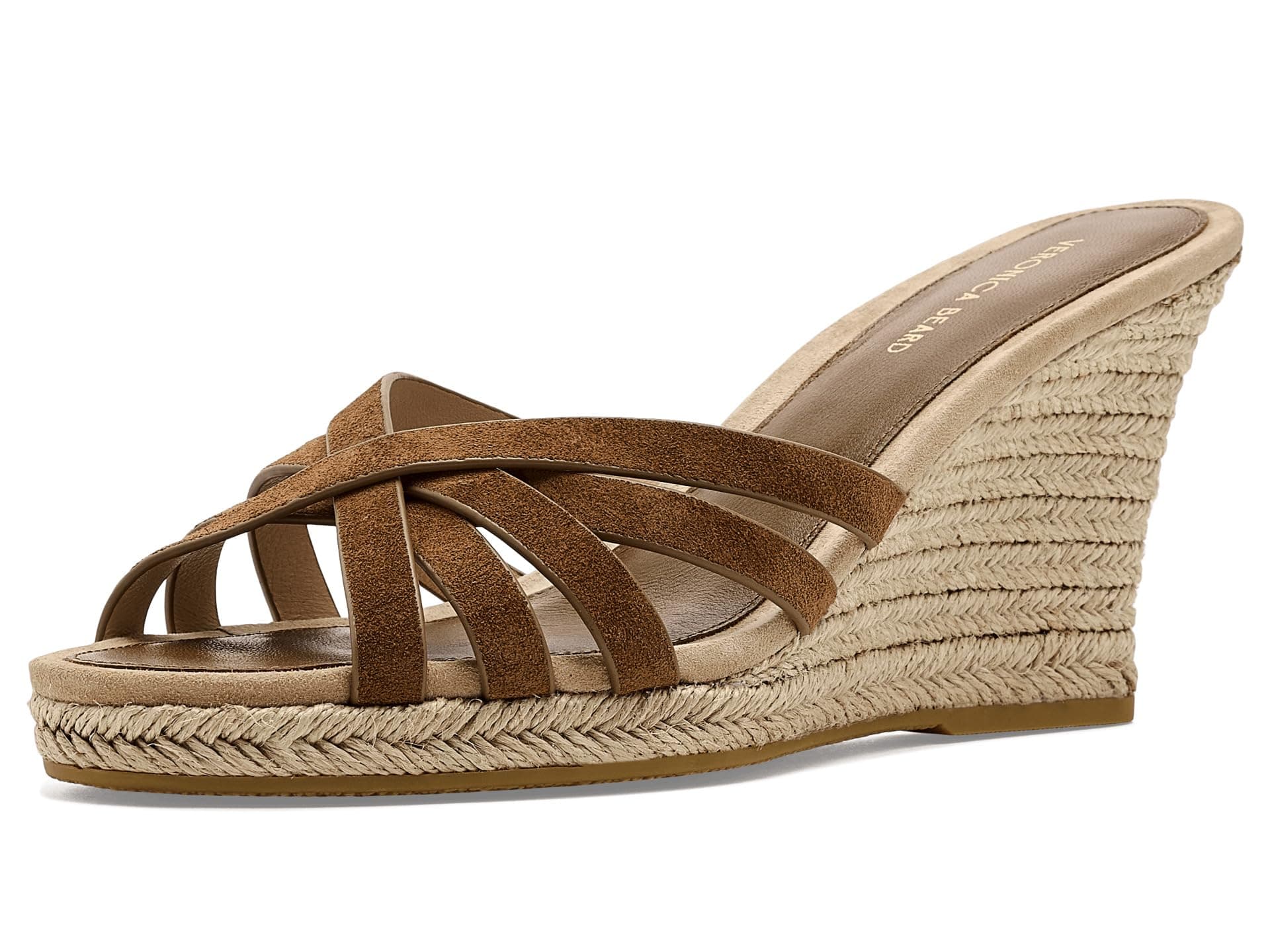 Veronica Beard Phylina Slide Sandals — cor Marrom