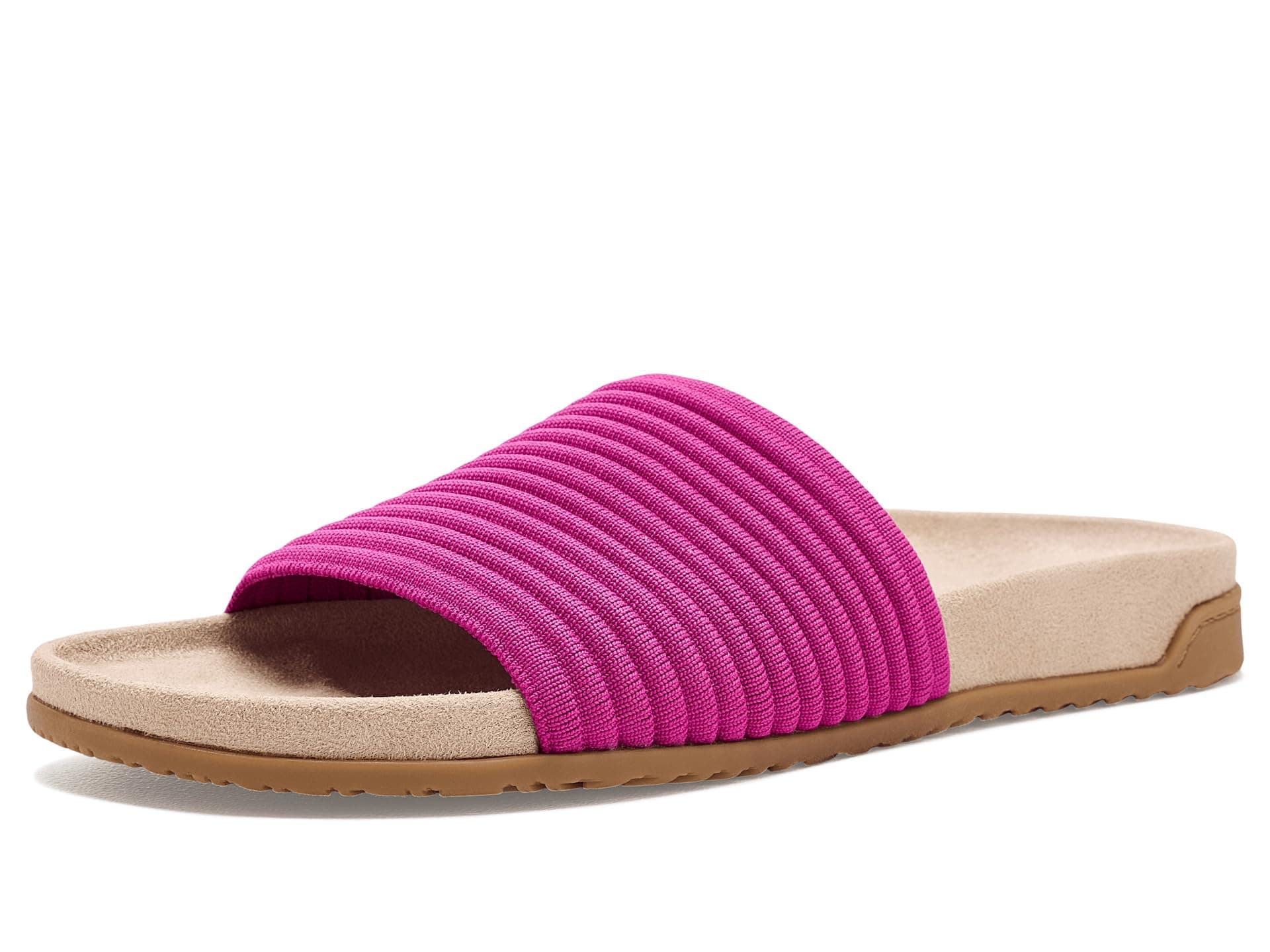 VIONIC Evie Knit Slide Sandals — cor Rosa