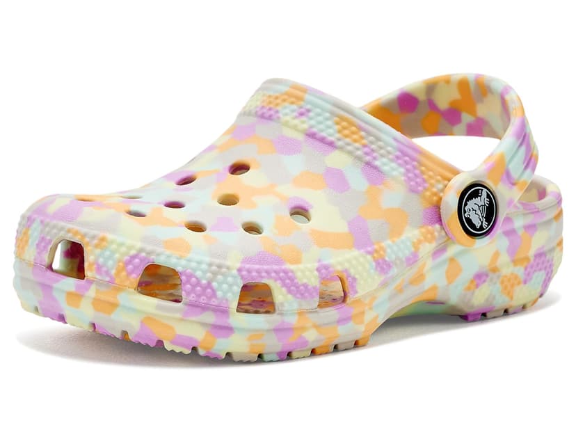 Crocs Kids Classic Marbled Tie-Dye Clogs (Toddler) — vista principal